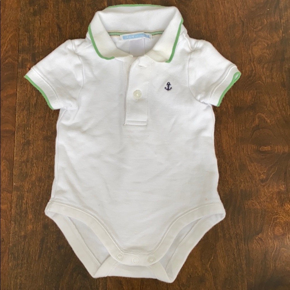 Janie and Jack polo onsie